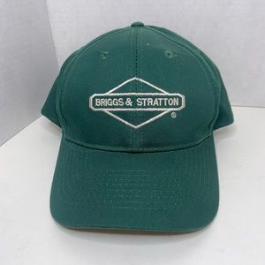 Briggs & Stratton Embroidered Baseball Cap Hat Snapback Green
